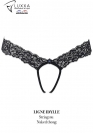 Luxxa BLUE RHINESTONE BARE THONG 4