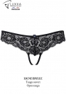 Luxxa OPEN TANGA WITH BLUE RHINESTONES 3